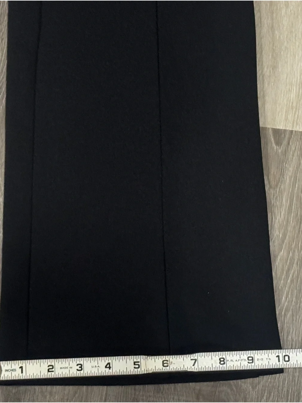 Michael Kors Black Flared Dress Pants w/ Gold Button Accents NEW